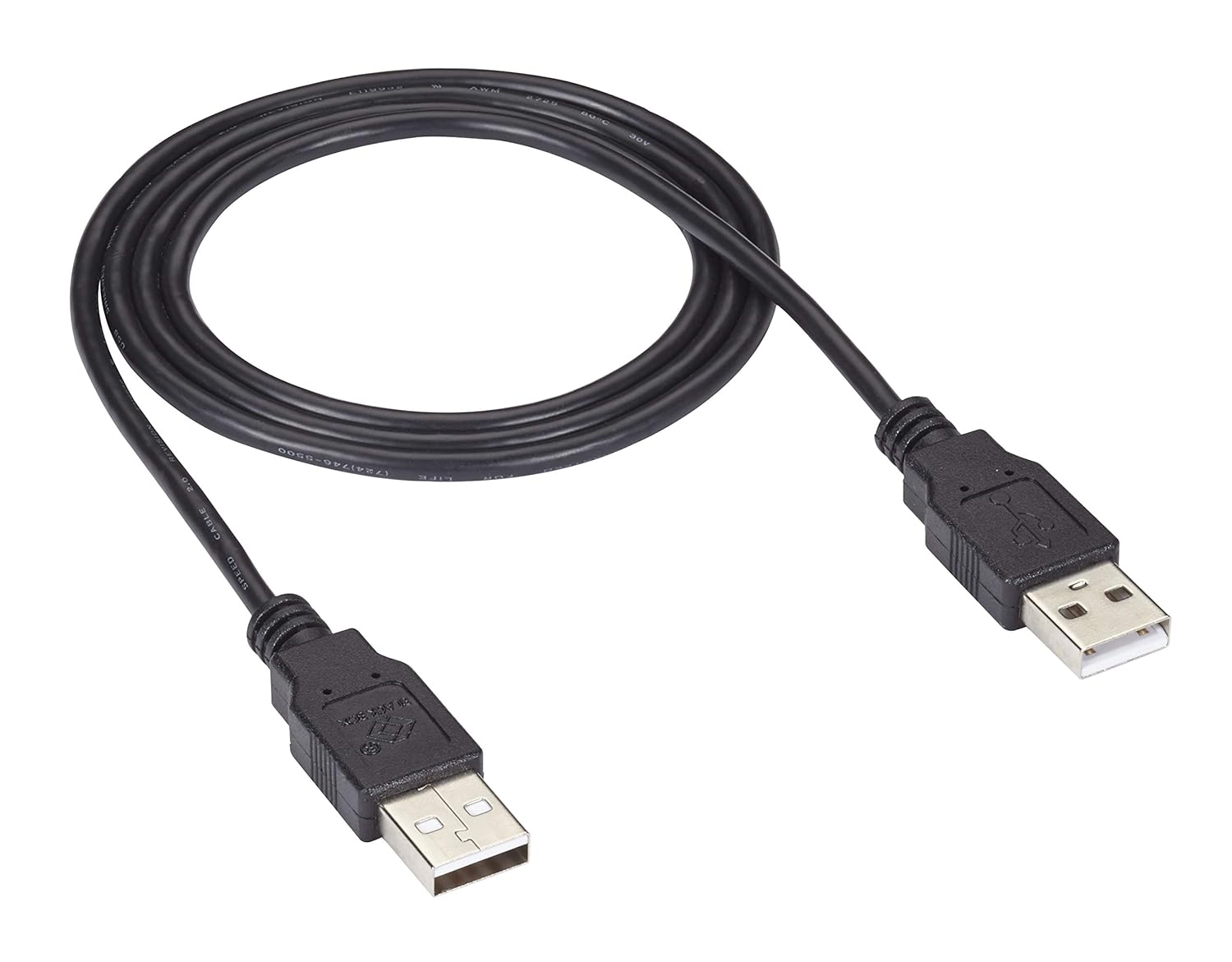 BOXNUBE USB A-A Cable | USB 2.0 Type A Male to Type A Male Patch Cable (Black) BOXNUBE USB A-A Cable | USB 2.0 Type A Male to Type A Male Patch Cable (Black)